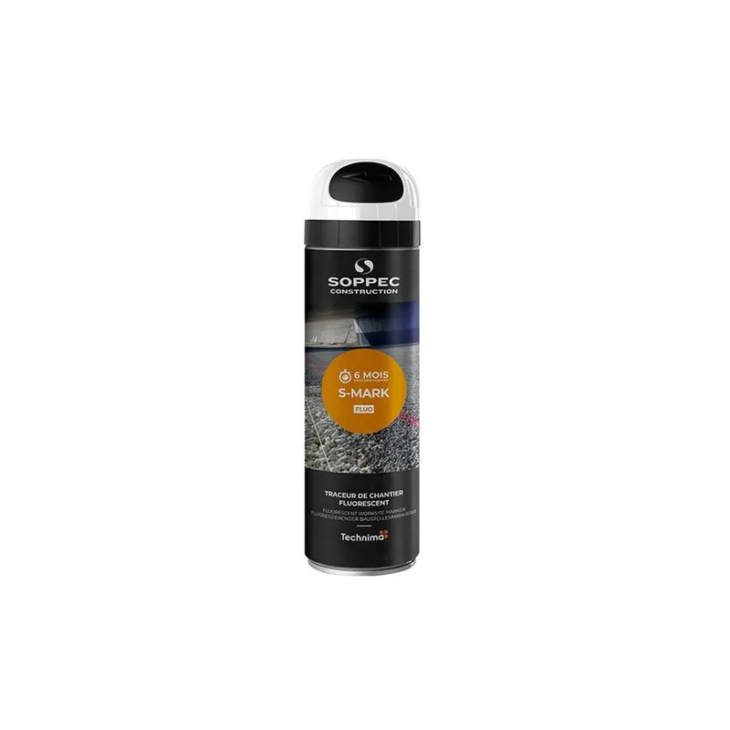 Sprej fluorescenční S-MARK 6M bílý 500ml Rychlé Dodání