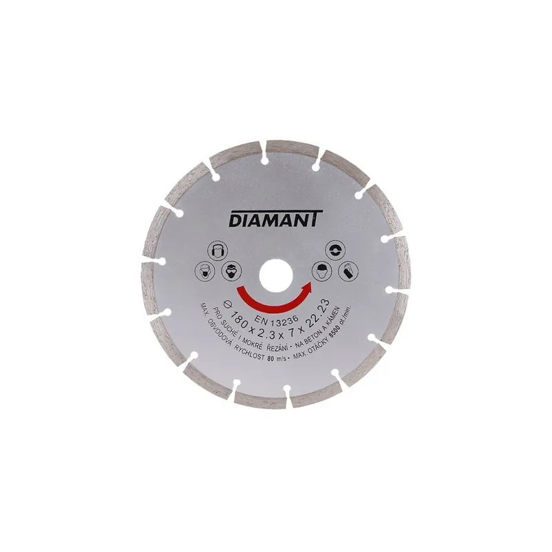 Kotouč diamantový DIAMANT 180x2.3x22.2mm segment Nieuw