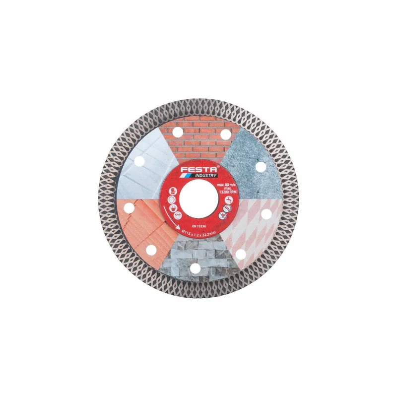 Korting Kotouč diamantový FESTA INDUSTRY 115x1.2x22.2mm