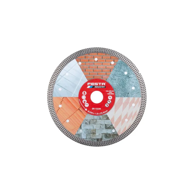 Kotouč diamantový FESTA INDUSTRY 200x2x25.4mm Premium
