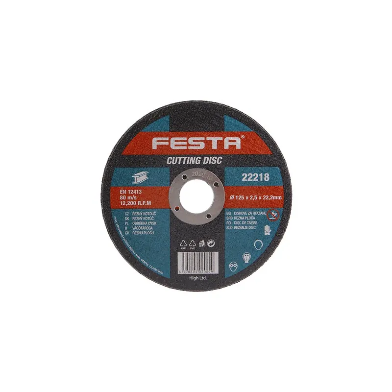 Kotouč řezný FESTA na kov 125x2.5x22.2mm Lage Prijs
