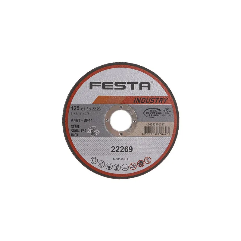 Exclusieve Aanbieding Kotouč řezný FESTA INDUSTRY na kov 125x1.6x22.2mm