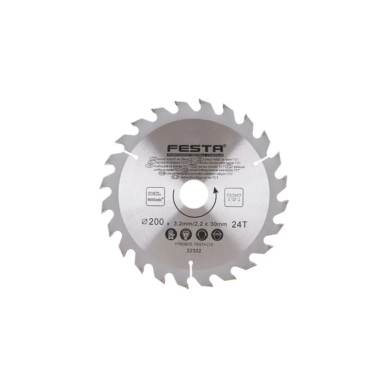 Kotouč pilový FESTA SK 200/3.2/30mm 24T Bestseller