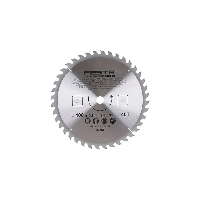 Kotouč pilový FESTA SK 400/3.8/30mm 40T Dagaanbieding