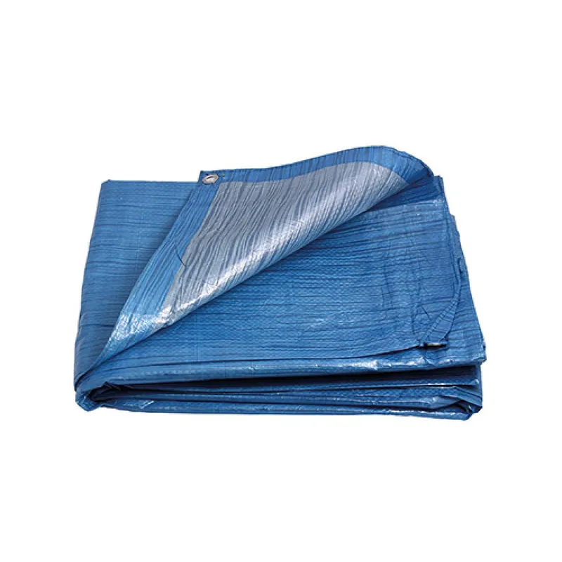 PE plachta zakrývací 8x12m 70g/1m2 modro-stříbrná Koop Vandaag