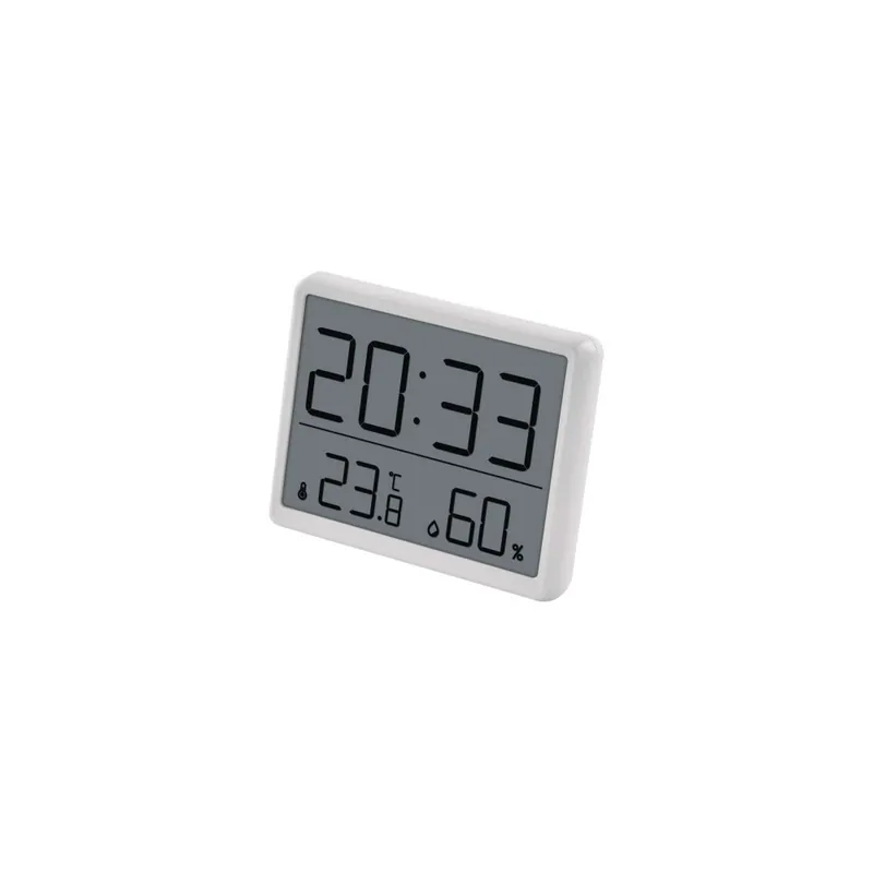 Digitální teploměr s vlhkoměrem, bezdrátové čidlo, budík, datum E6210 Sleva