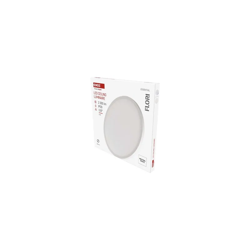 LED přisazené svítidlo FLORI kruhové, bílé, 22W, neutrální bílá Must-Have
