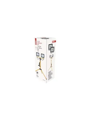 Výprodej LED reflektor HOBBY SLIM, 2× 30W + trojnožka, žlutý, neutrální bílá