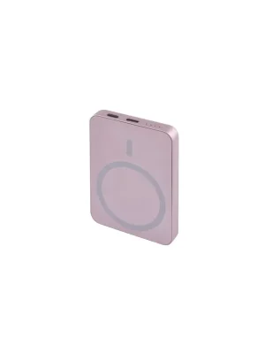 Akční Cena Powerbanka EMOS WI 522, 5 000 mAh, 20 W+Wireless, lososová