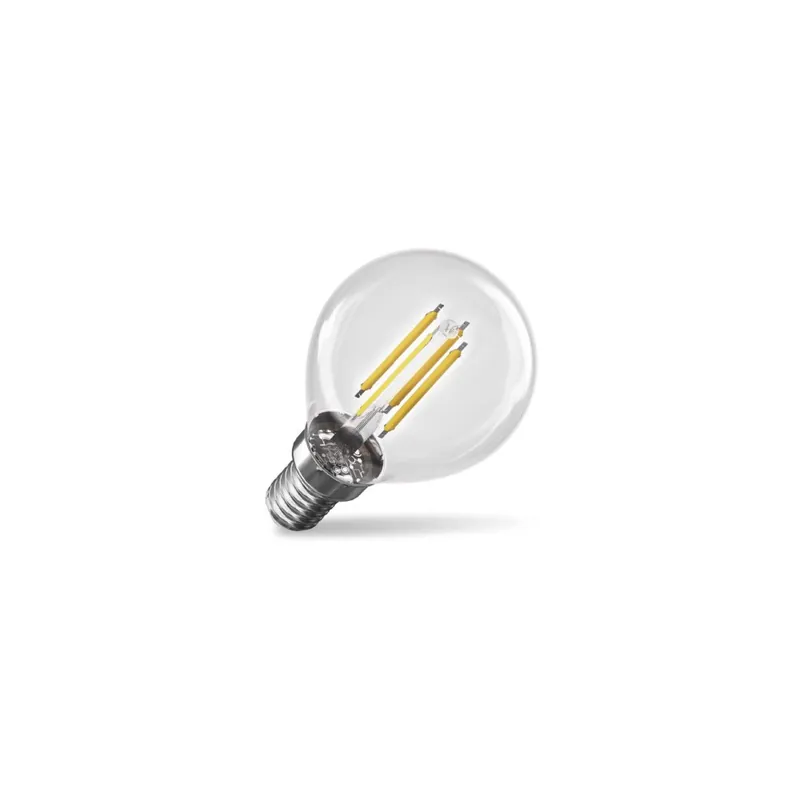 Koop Online LED žárovka Filament Mini Globe A CLASS/ E14 / 3,8 W (60 W) / 806 lm / neutrální bílá