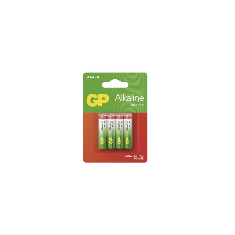 Alkalická baterie GP Alkaline AAA (LR03), 4 ks Poslední Šance