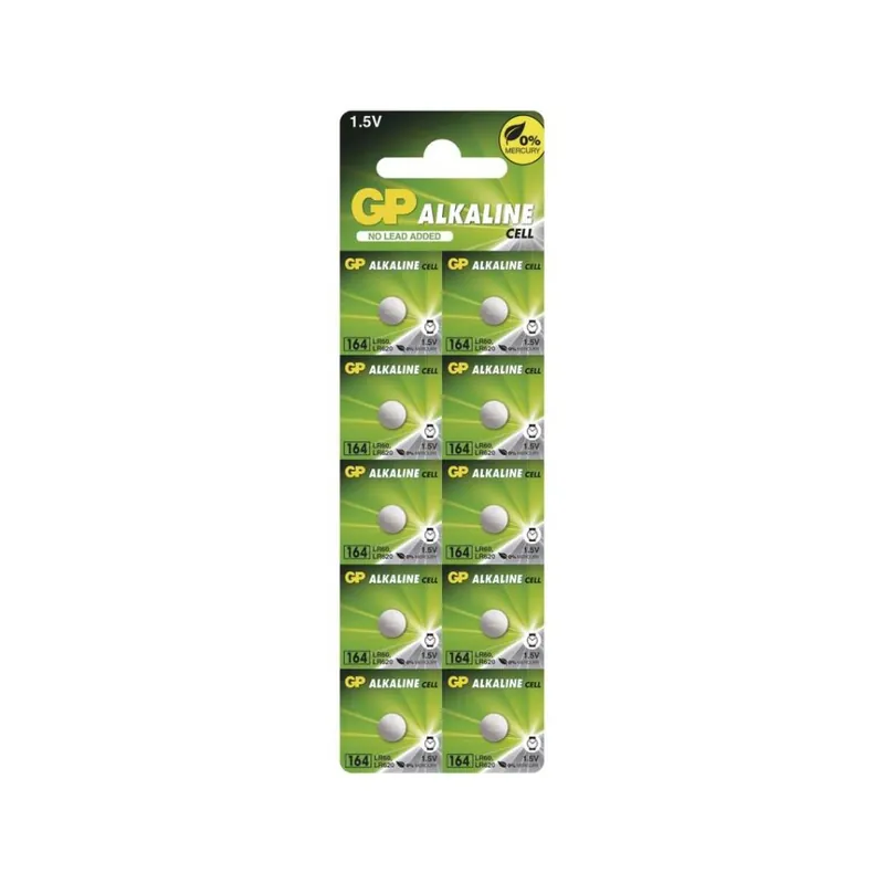 Alkalická knoflíková baterie GP 164F (LR621), 10 ks Koop Vandaag