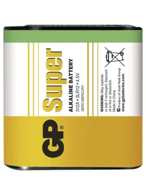 Rychlé Dodání Alkalická baterie GP Super 3LR12 (4,5V), 1 ks