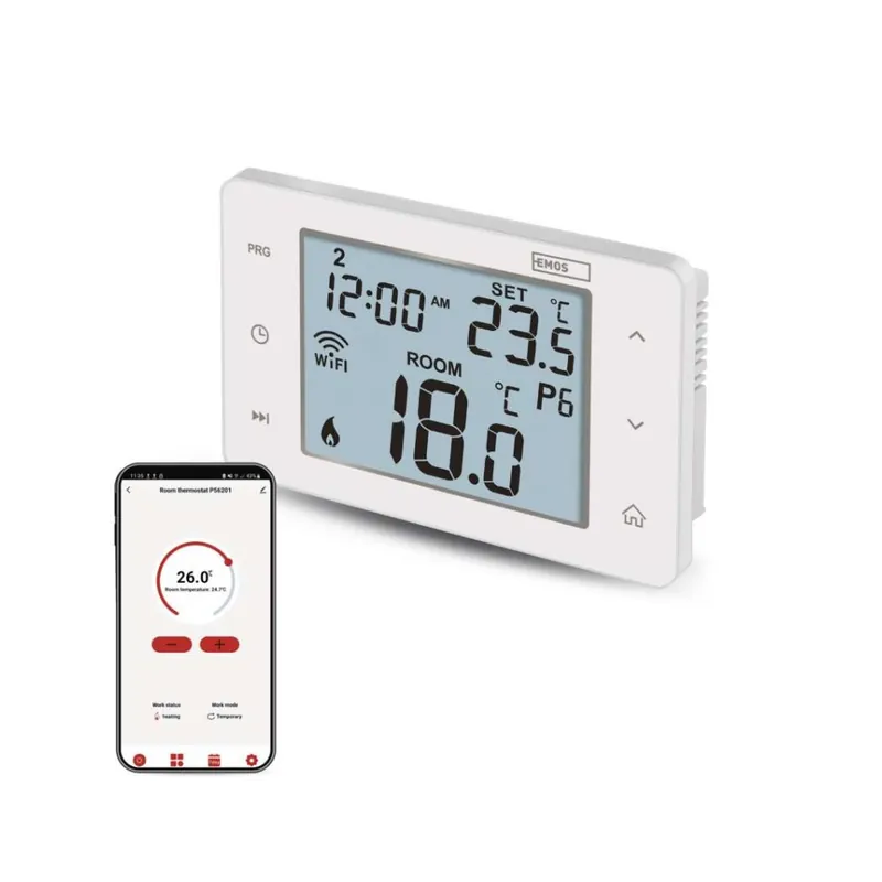 Pokojový programovatelný drátový WiFi GoSmart termostat P56201 Beperkt Aanbod