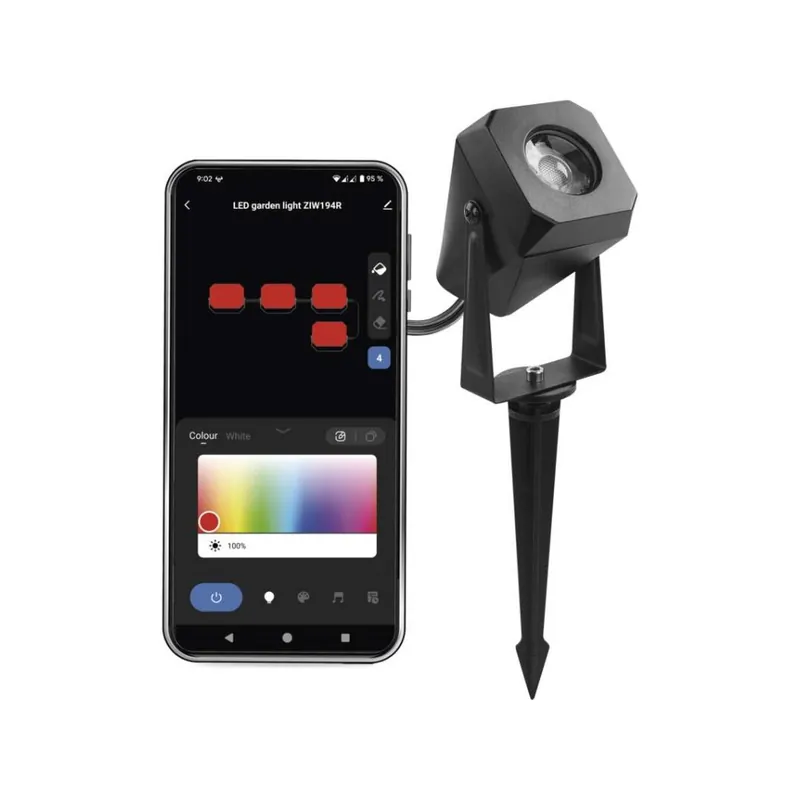 GoSmart venkovní LED bodové světlo, rozšiřující sada, 1 díl, 1,5W, RGBIC stmívatelné, WiFi Bestseller