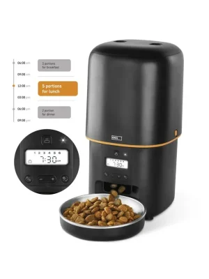 Akce Dávkovač krmiva Pet Care, 4 l, černý