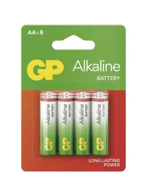 Víkendová Akce Alkalická baterie GP Alkaline AA (LR6), 8 ks