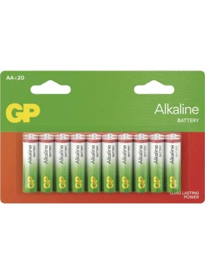 Alkalická baterie GP Alkaline AA (LR6), 20 ks Speciale Akce