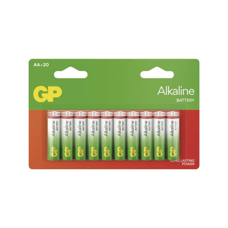 Alkalická baterie GP Alkaline AA (LR6), 20 ks Speciale Aanbieding
