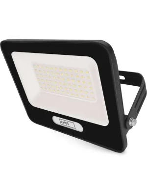 Super Cena LED reflektor GLARO 50W, černý, IP65, 5000 lm, neutrální bílá