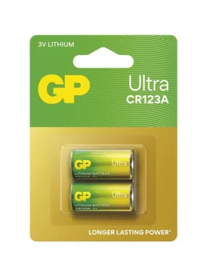 Akční Cena Lithiová baterie GP Ultra CR123A, 2 ks