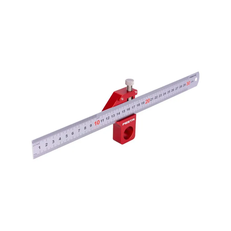 Uitverkoop Měřítko FESTA nerezové 300mm s magnetickým posuvným dorazem s uhly 90°/45°