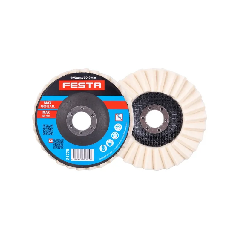 Alleen Vandaag Kotouč leštící filcový lamelový FESTA 125mm/22.2mm