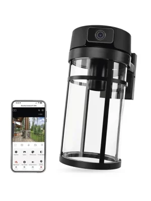 Exclusieve Akce GoSmart Venkovní otočná kamera IP-1300 LANTERN s WiFi a světlem, černá
