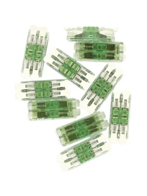 Zlevněný Přímá páčková spojovací svorka 4× 0,2–4 mm2, 10 ks