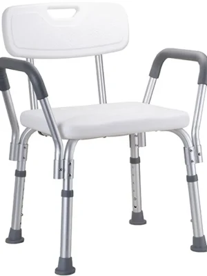 HELP Stolička do sprchy s opěradlem a područkami Weekendaanbieding