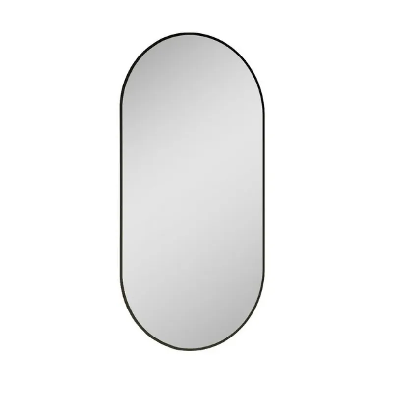 Zrcadlo 52x92 cm Lotosan SANS BEAN, osvětlení LED, černá Exclusieve Aanbieding