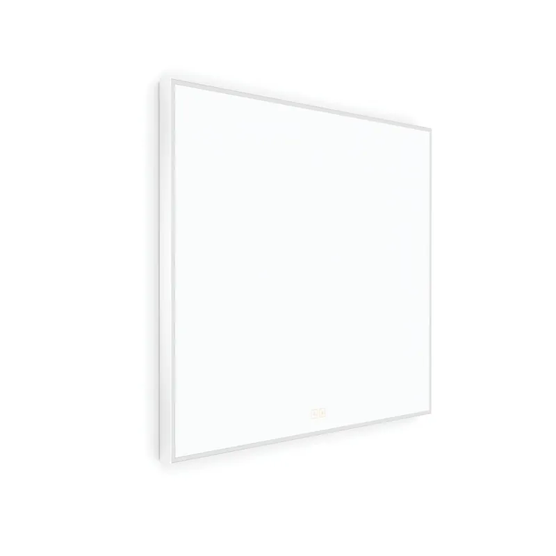 Bílé LED zrcadlo 800x700 se dvěma dotykovými senzory Favoriet