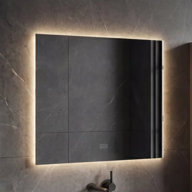LED zrcadlo s podsvícením, 90 x 70, dotykový senzor Merkproduct