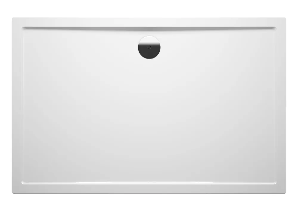 Sprchová vanička obdélníková Riho DAVOS 263 DA03, bílá, 130 x 90 cm s nohami a panelem Laatste Versie