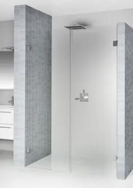 Op = Op Sprchové dveře s pevným segmentem do niky Riho SCANDIC S102, GC72200, 120 cm