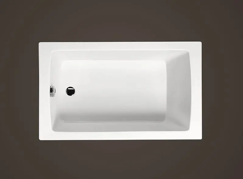 Nízká akrylátová / plastová vana do koupelny Santech ONE 120 x 72,5 cm, hloubka 33 cm Goedkoop