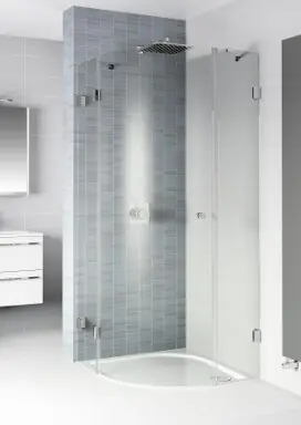 Novinka Sprchový kout čtvrtkruhový Riho SCANDIC S308, GC44200, 90 x 90 cm, R55