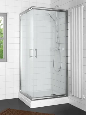 Kupte Ještě Dnes Sprchový kout čtvercový Riho HAMAR GR53200, 80 x 80 cm, čiré sklo 6 mm, chrom