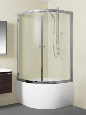 Beperkte Voorraad Sprchový kout čtvrtkruhový Riho LUCENA GK12200, 90 x 90 cm, výška 150 cm