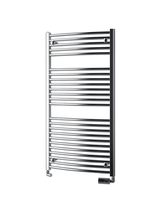 Koupelnový radiátor Isan PALMYRA RADIUS chrom, 1135 x 600 mm Direct Beschikbaar