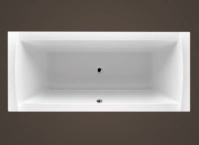 Klasická obdélníková akrylátová vana Santech LINEA 170 x 75 cm s výpustí 80 cm, bílá Dagaanbieding