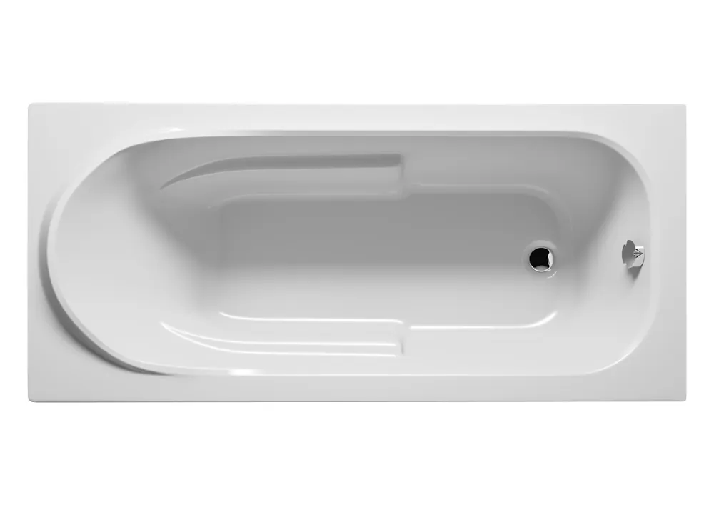 Obdelníková plastová vana Riho COLUMBIA BA01 160 x 75 cm, objem 100 l, bílá Levný