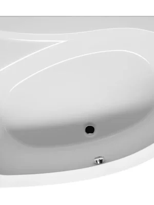 Asymetrická vana Riho LYRA BA67 153 x 100 cm pravá, akrylátová, objem 230 l, bílá Betrouwbaar
