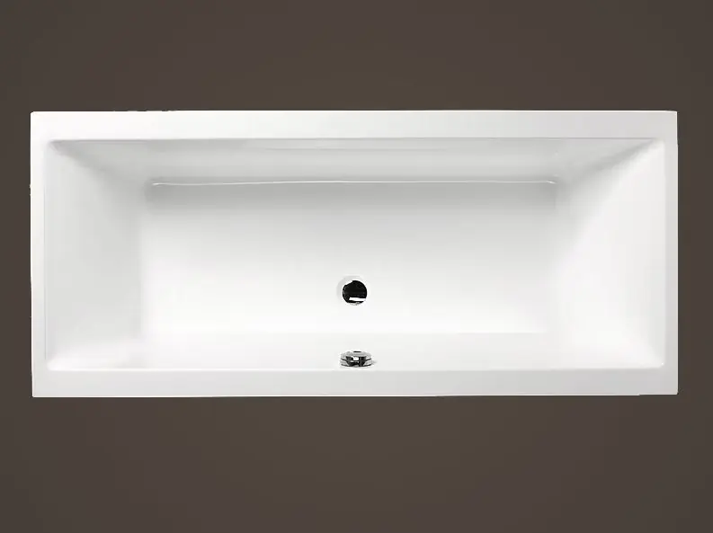 Obdélníková hranatá plastová vana do koupelny Santech VARIA 190 x 90 cm, akrylátová, bílá Express Levering