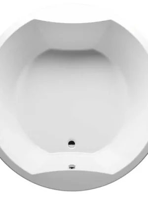 Betaalbaar Kulatá akrylátová vana Riho COLORADO BB02005, průměr 180 cm, objem 520 l, bílá