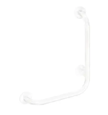 Nástěnné opěrné držadlo BEMETA HELP 301112064, pravé, bílé, 600 x 600 mm Laatste Kans