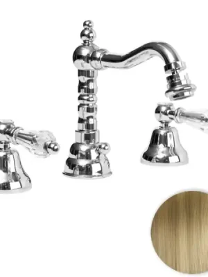 Retro vodovodní baterie bidetová Bianchi DIAMOND 1052VOT, stará mosaz, křišťál Swarovski Must-Have