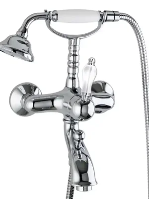 Retro vodovodní baterie vanová Bianchi EUROPA 1023CRB, nástěnná, rozteč 150 mm, chrom Bestseller