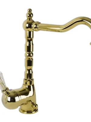Goedkoop Vodovodní baterie umyvadlová retro Bianchi VINTAGE 1055ORO, zlato, křišťál Swarovski