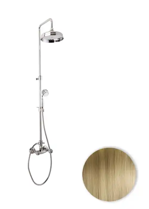 Beste Prijs Nástěnný sprchový set s baterií Bianchi BOHEME 1057VOT, stará mosaz, retro, Swarovski